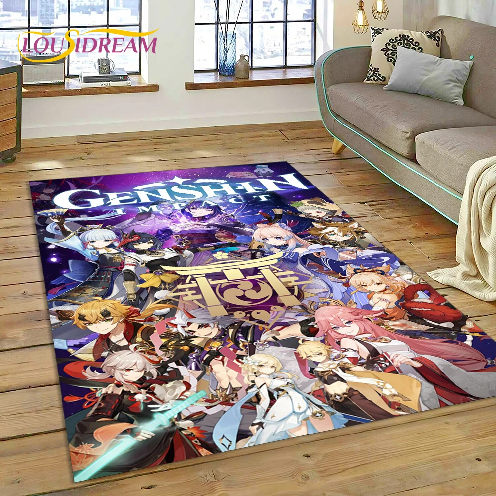 Home Decor Online Game - Tappeto 3D Genshin Impact Ultima Edizione,