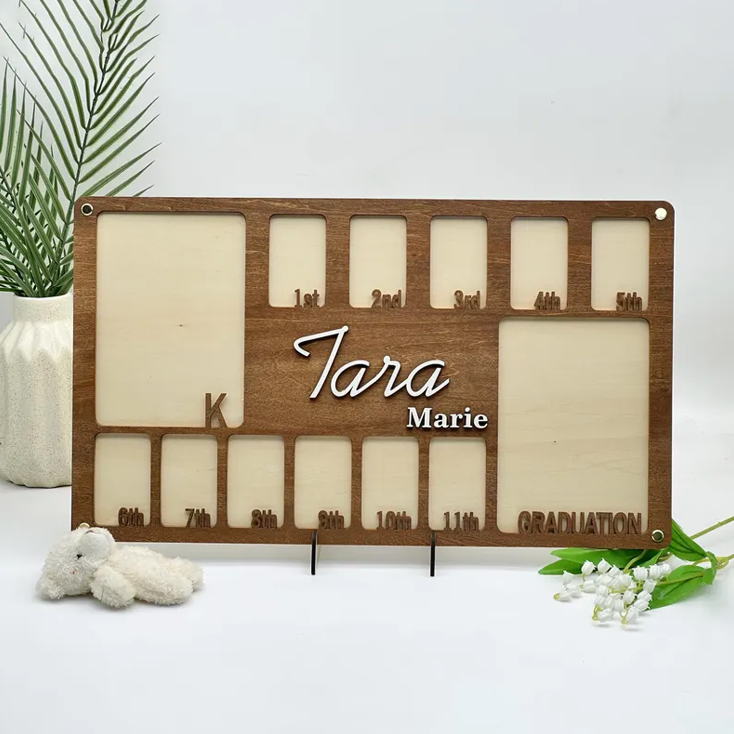 Home Decor Diy - Cornice Portafoto in Legno Personalizzabile, Decorazione