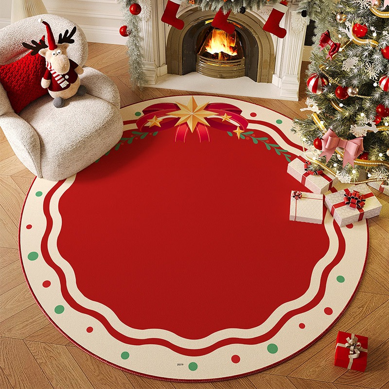 Home Decor Online Game - Tappeto Rotondo per Soggiorno Antiscivolo e