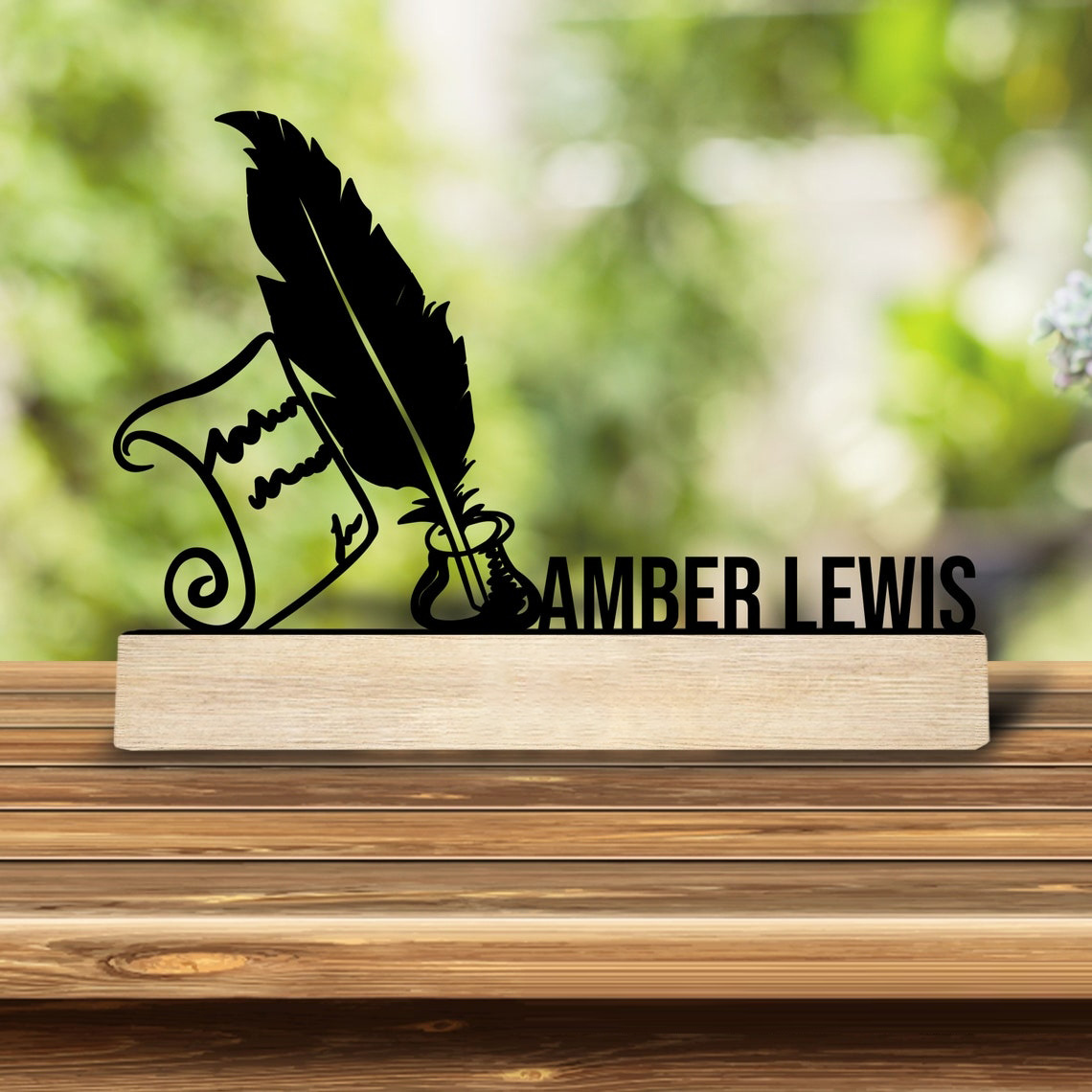 Home Decor For Wedding - Statua Decorativa in Ferro Retrò Personalizzabile