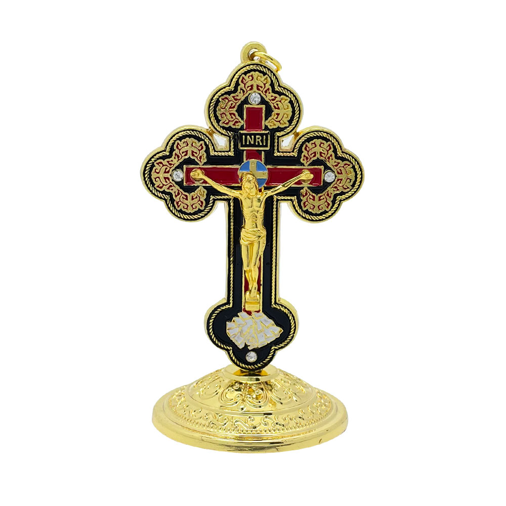 Home Decor In - Nuovo Crocifisso Cattolico da Tavolo 2026
