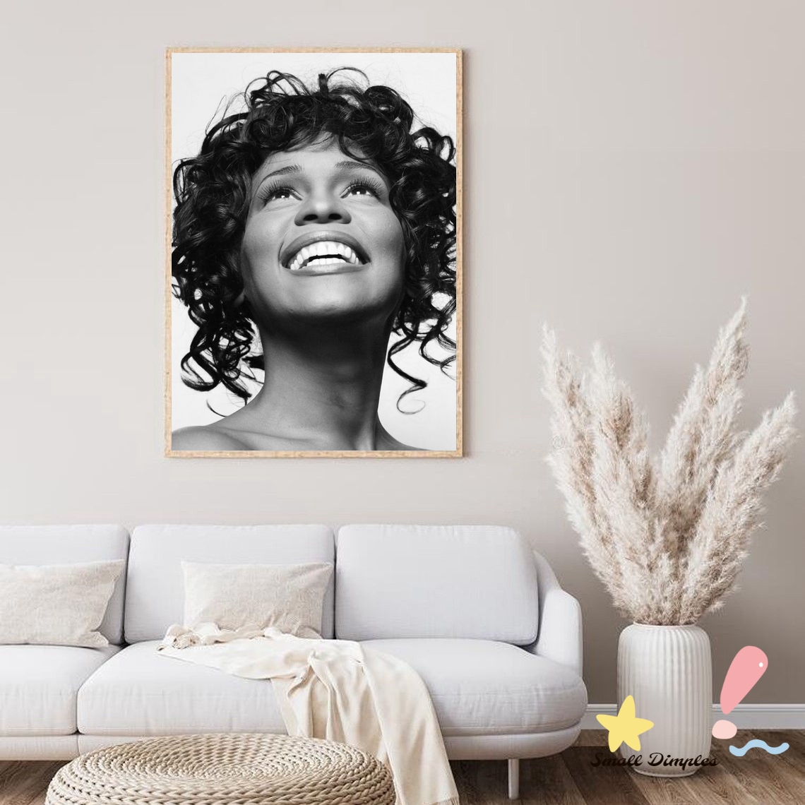 Home Decor Houston - Whitney Houston Music Star Poster Stampa