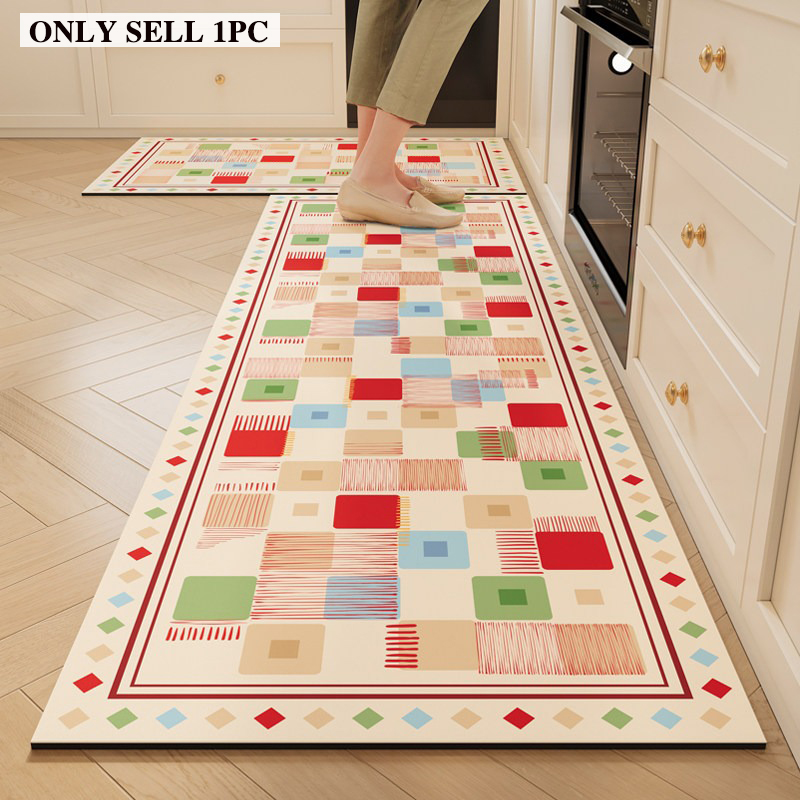 Home Decor Online Game - Tappeto da Cucina Antimacchia, Resistente all'Usura,