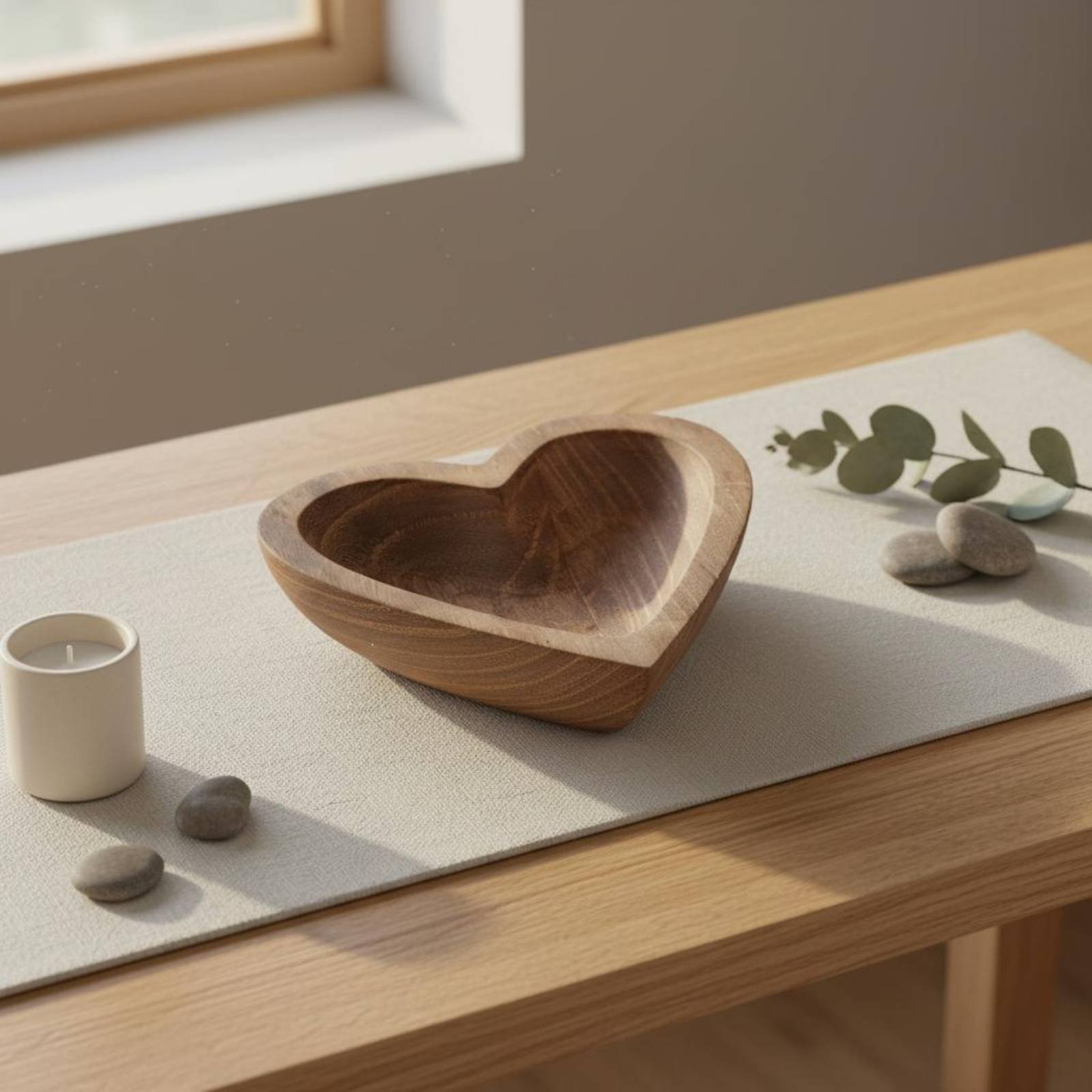 Home Decor Handmade - Ciotola in Legno a Forma di