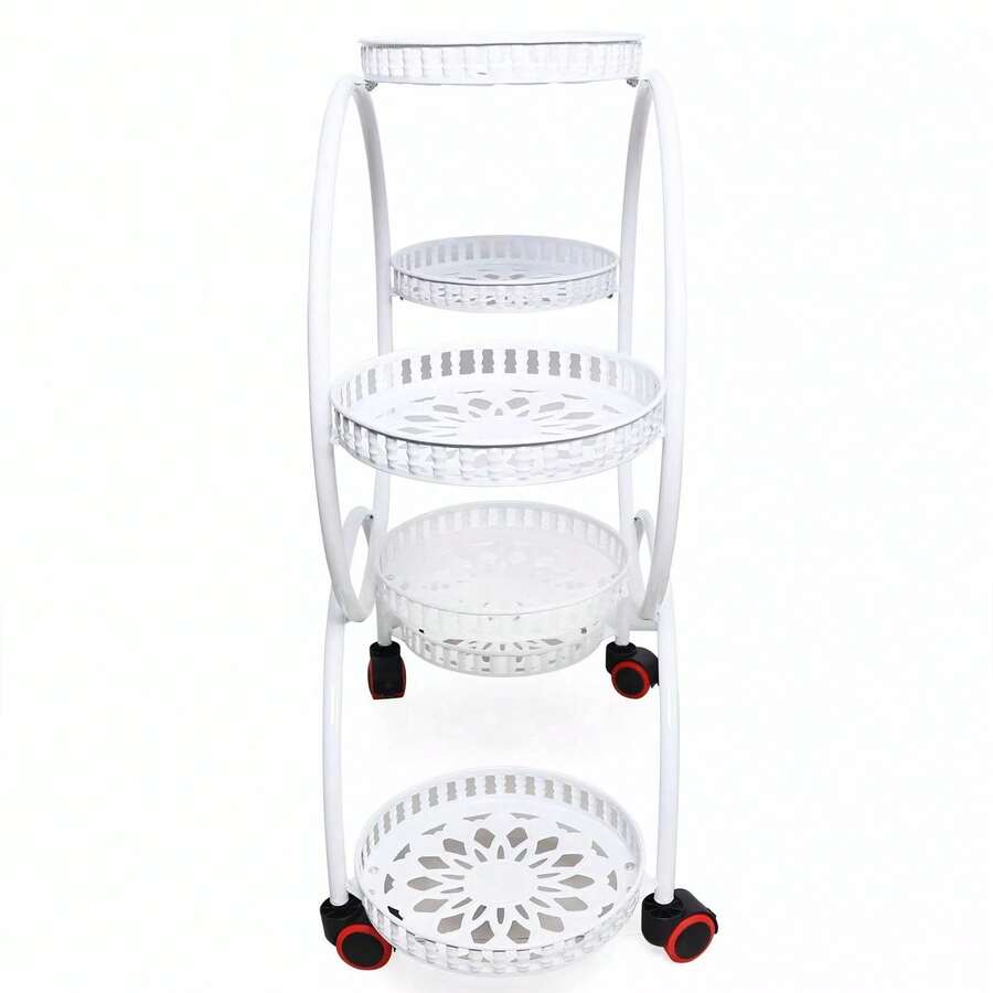 X Home Decor - Supporto per piante in metallo da