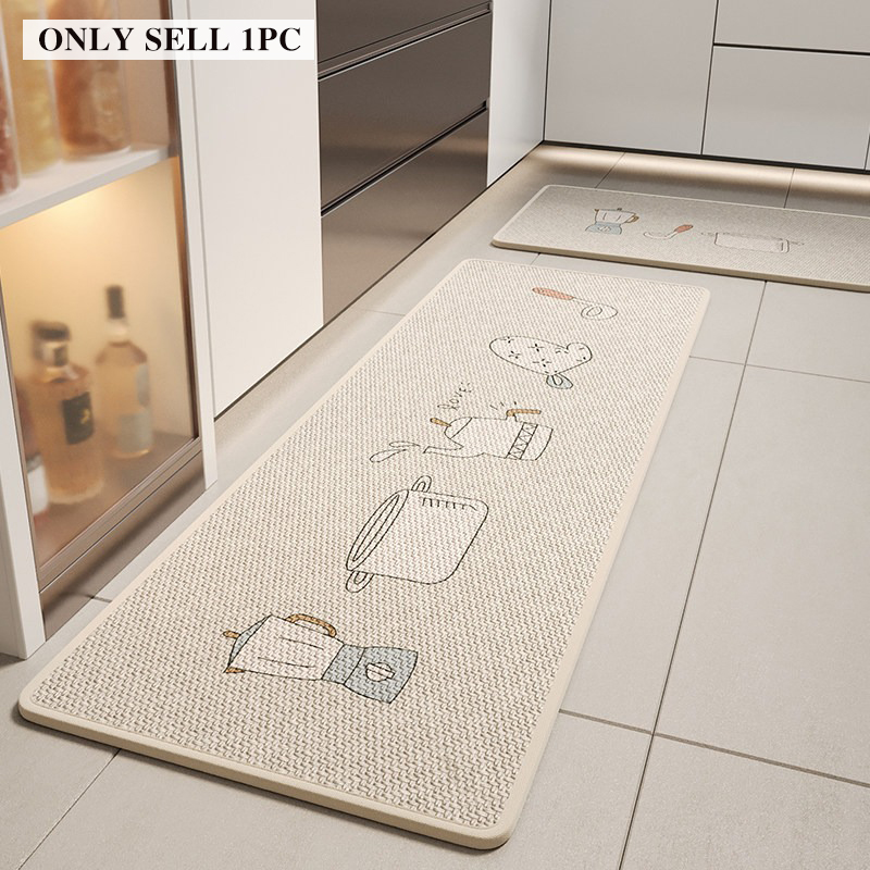 Home Decor Online Game - Tappeto da Cucina Antimacchia, Resistente all'Usura