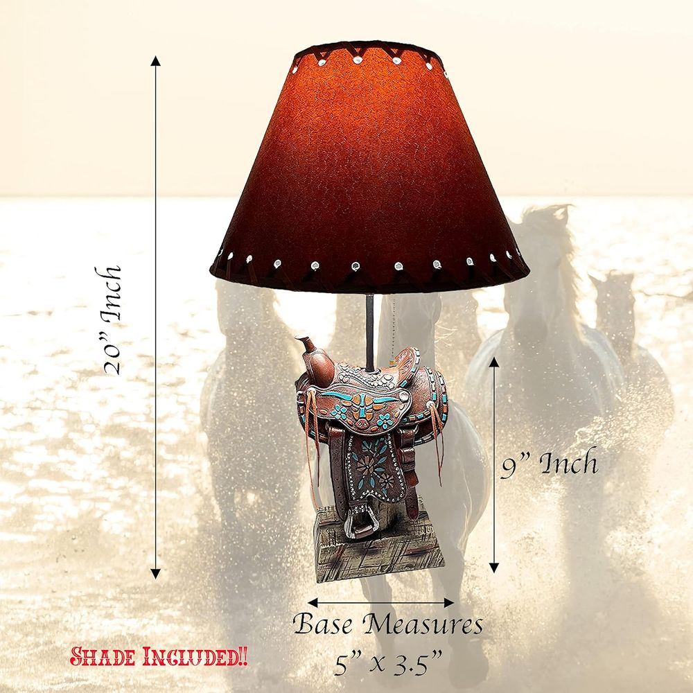 Lampada da Tavolo Stile Cowboy - Home Decor Lamp recensione e prezzo