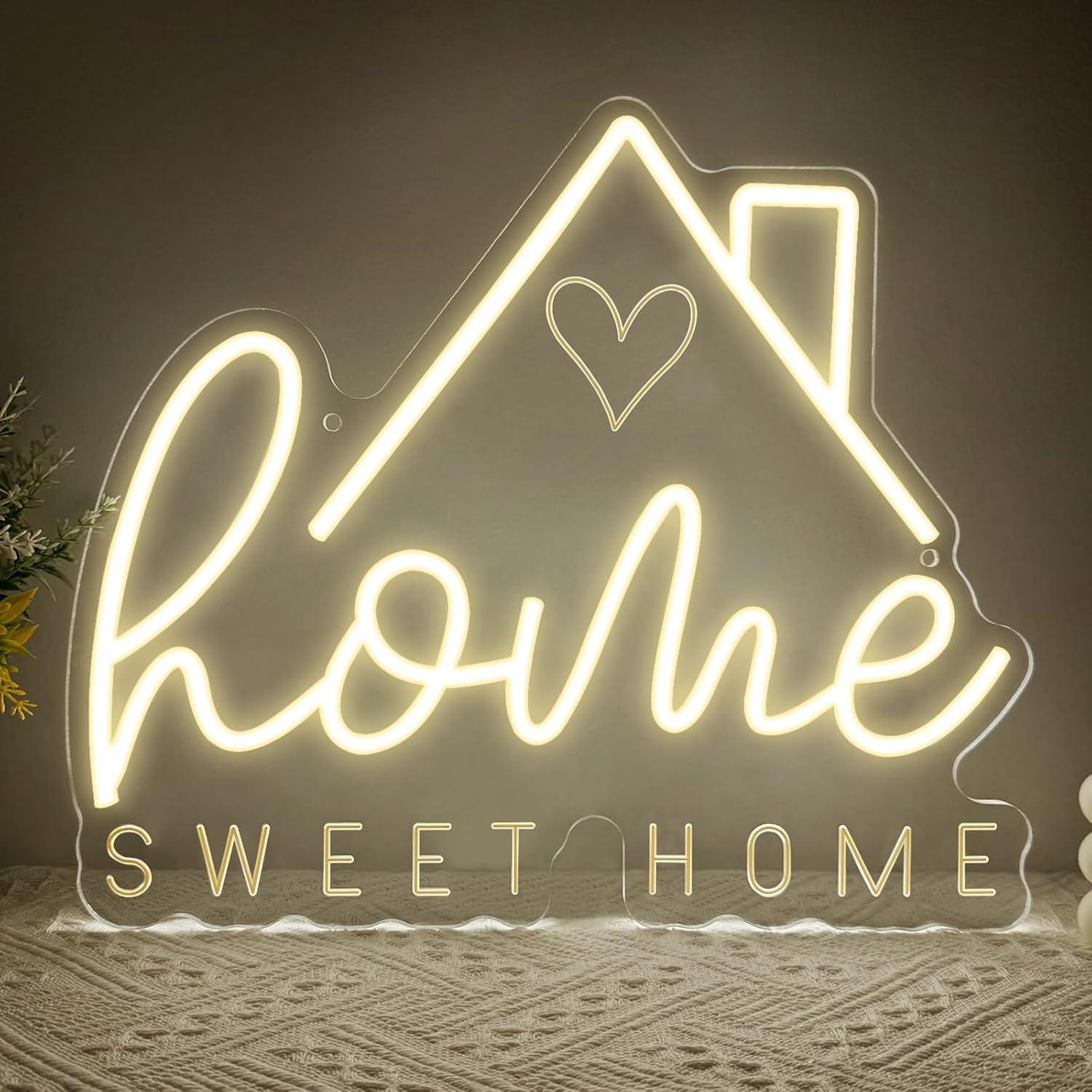 Insegna al Neon 'Sweet Home' c - Home Decor Light recensione e prezzo
