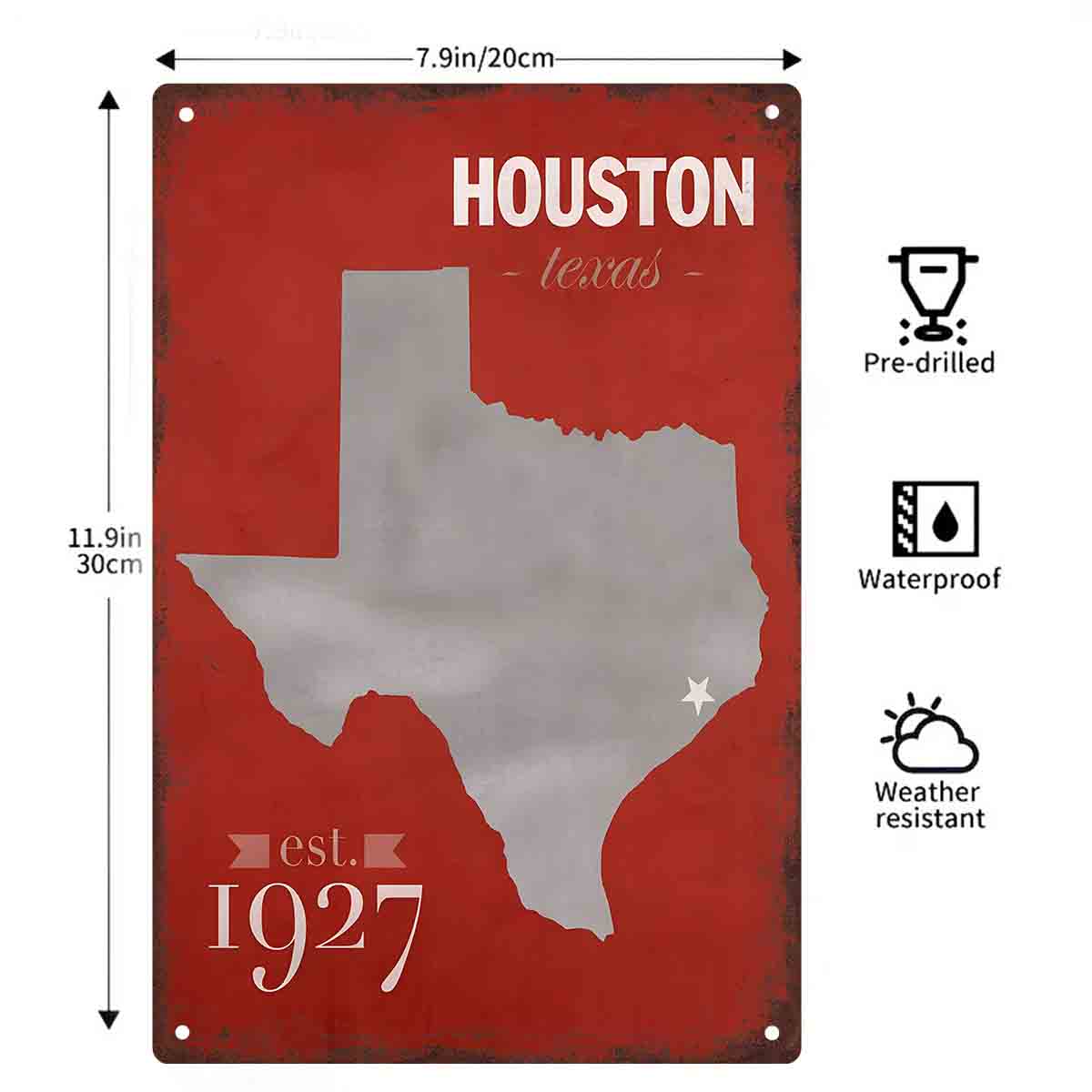 Insegna da parete in metallo 2 - Home Decor Houston recensione e prezzo