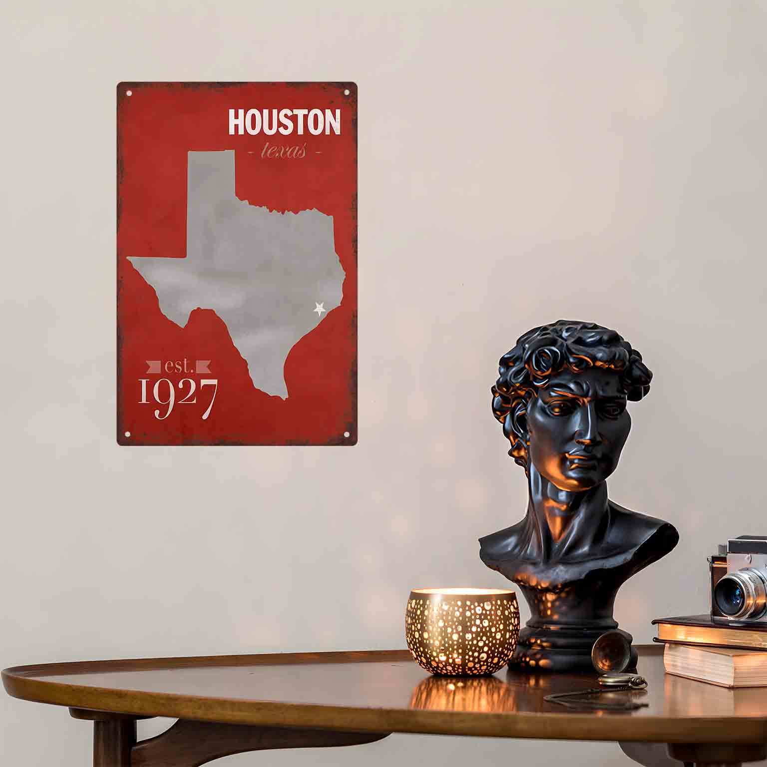 Insegna da parete in metallo 2 - Home Decor Houston recensione e prezzo
