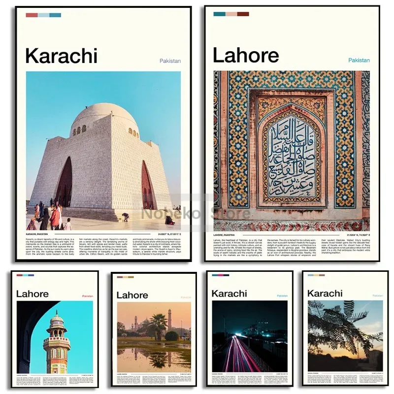 Pittura su tela Immagini di ar - Home Decor Karachi recensione e prezzo