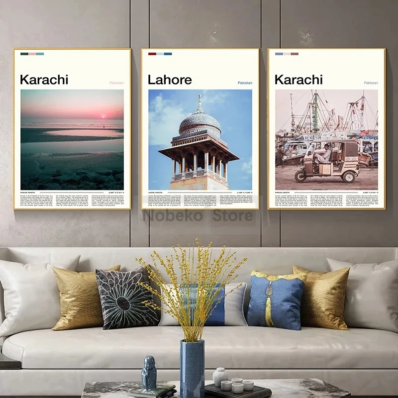 Pittura su tela Immagini di ar - Home Decor Karachi recensione e prezzo