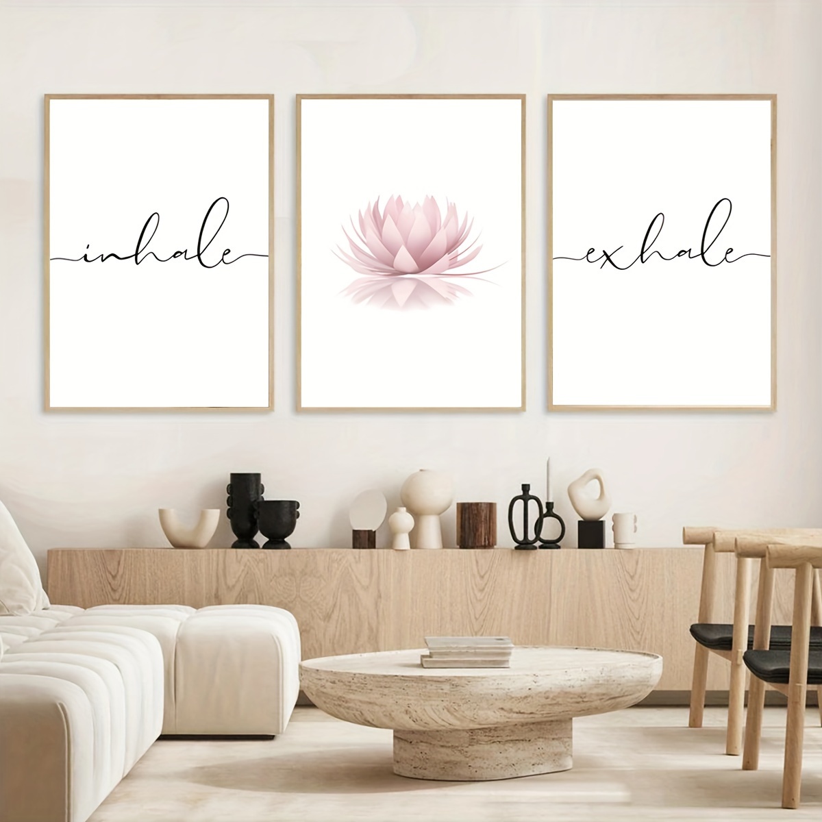 Set di 3 Stampe su Tela Zen As - Home Decor Yoga recensione e prezzo