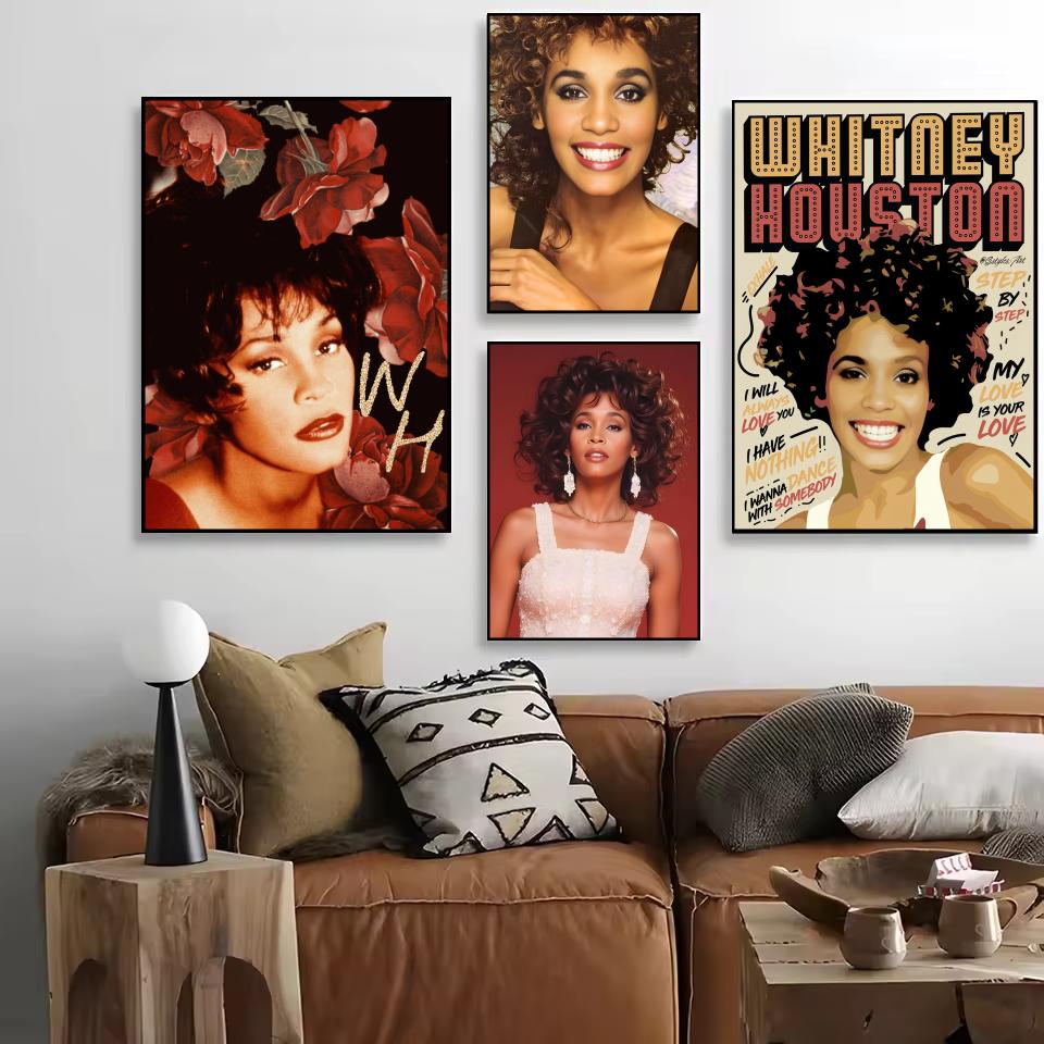W-Whitney Houston Poster HD Ad - Home Decor Houston recensione e prezzo