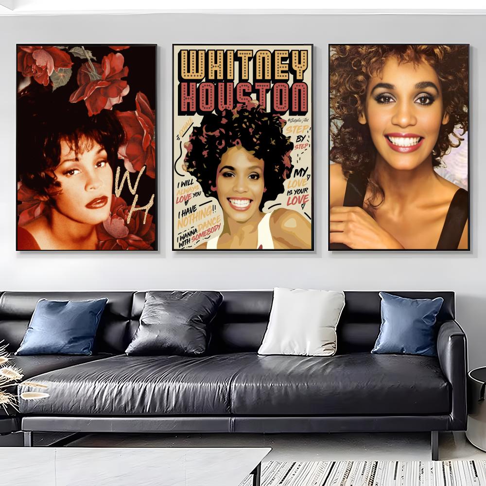W-Whitney Houston Poster HD Ad - Home Decor Houston recensione e prezzo