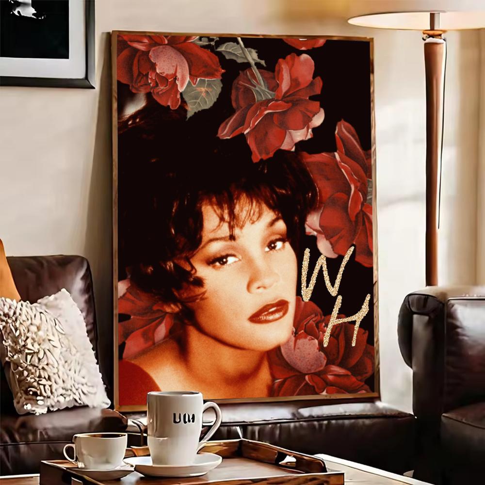W-Whitney Houston Poster HD Ad - Home Decor Houston recensione e prezzo