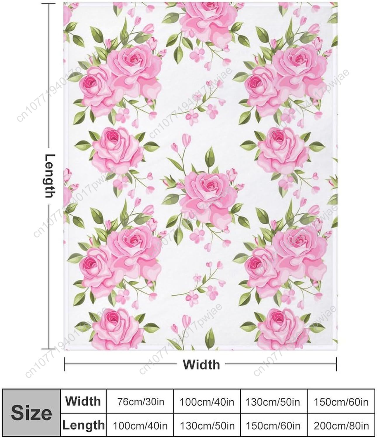 Coperta da tiro con fiori rosa - Home Decor Luxury recensione e prezzo