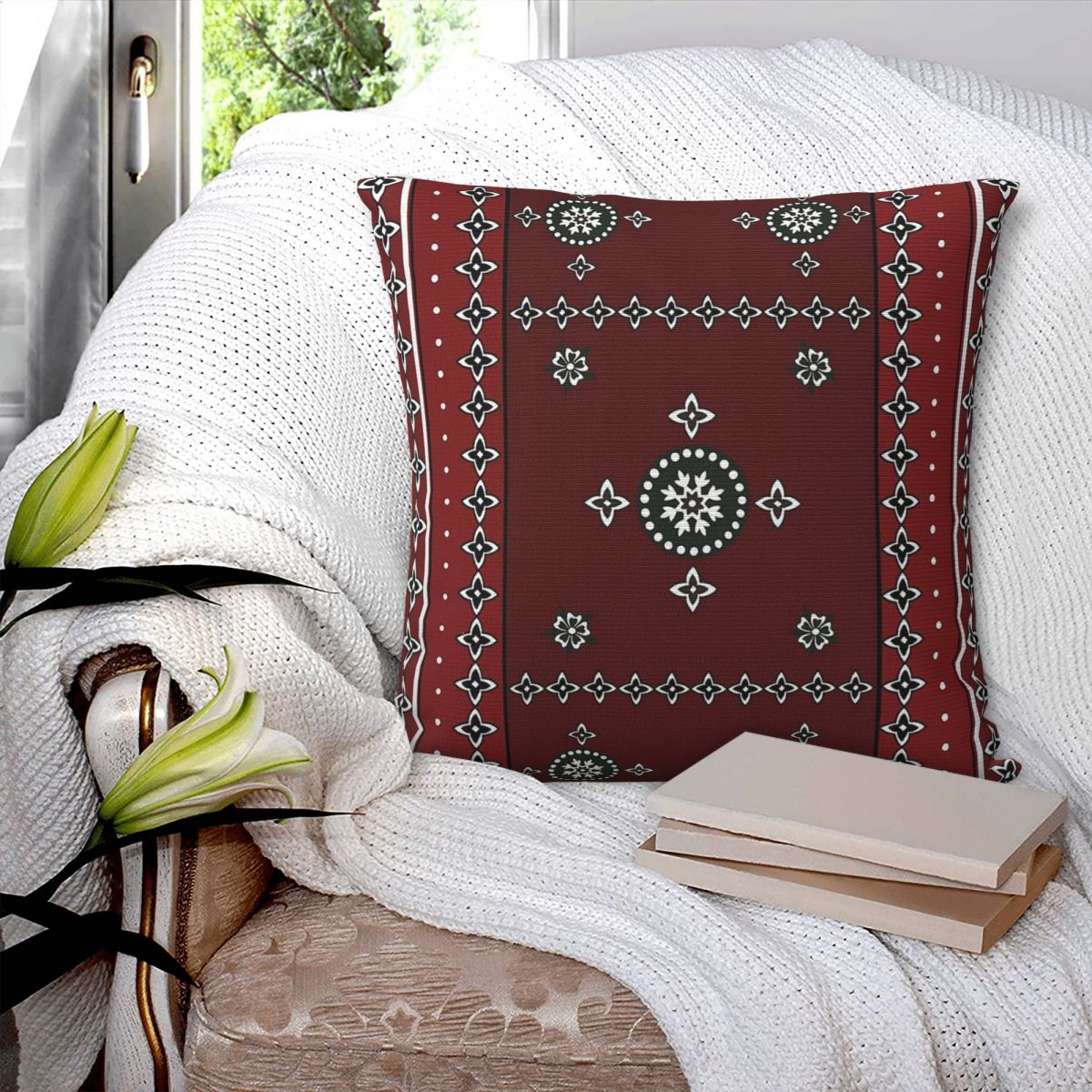 Fodera per cuscino quadrata Si - Home Decor Karachi recensione e prezzo