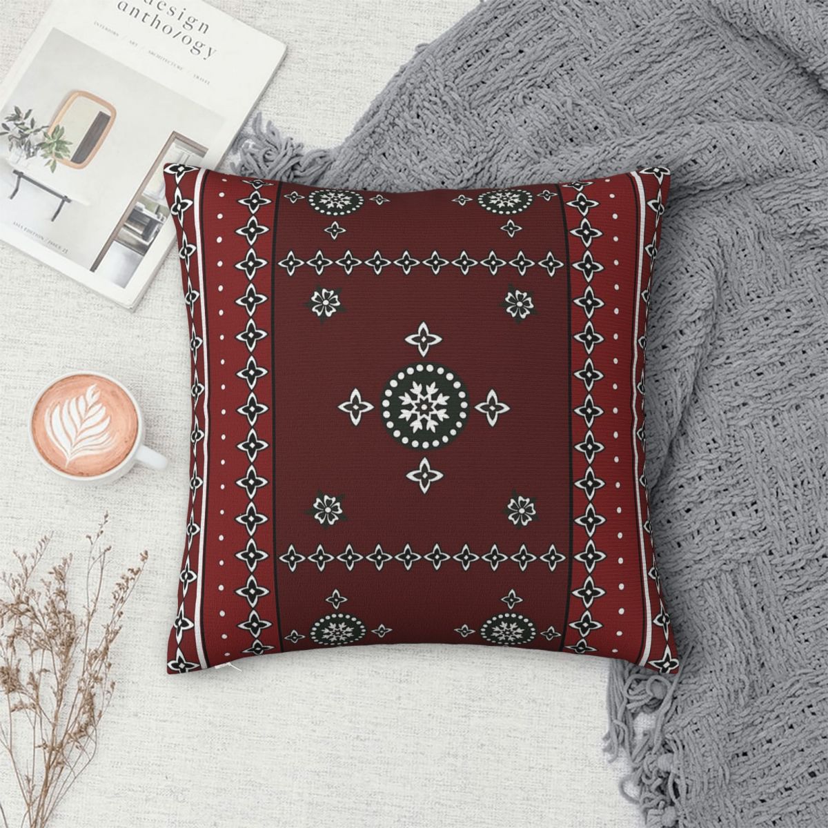 Fodera per cuscino quadrata Si - Home Decor Karachi recensione e prezzo