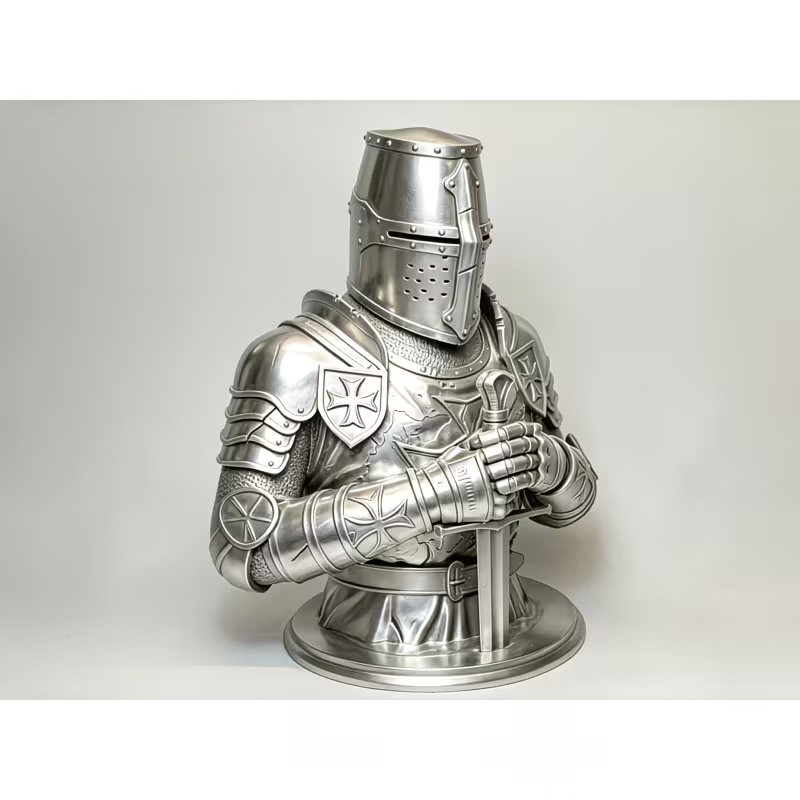 Busto di Cavaliere Templare Gu - Home Decor Medieval recensione e prezzo