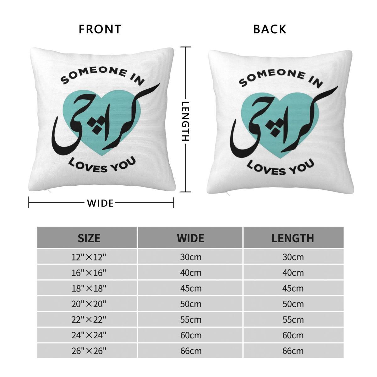 Qualcuno in Karachi ti ama Fed - Home Decor Karachi recensione e prezzo