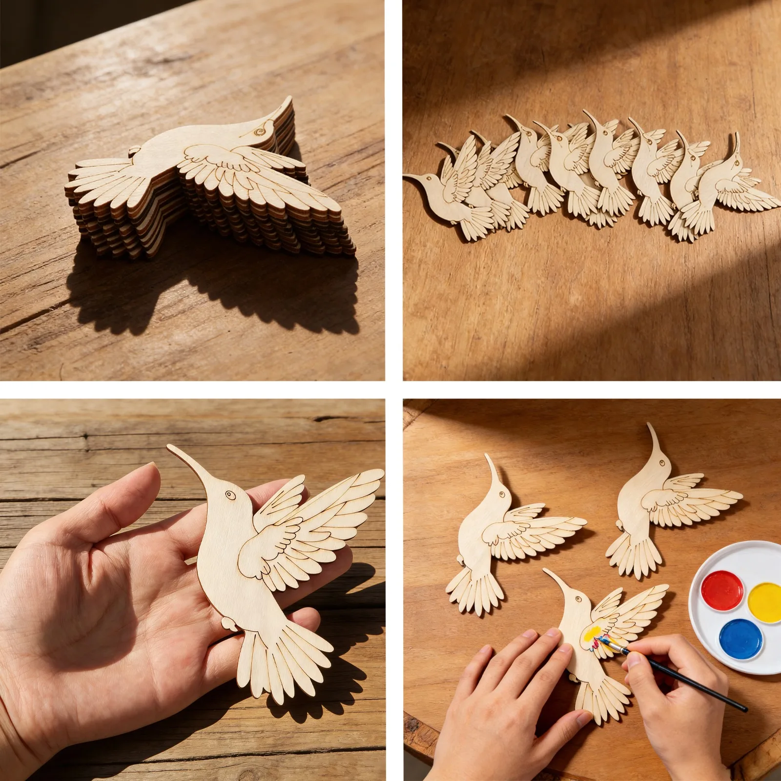 Set di 10 Animali in Legno Non - Home Decor Diy recensione e prezzo