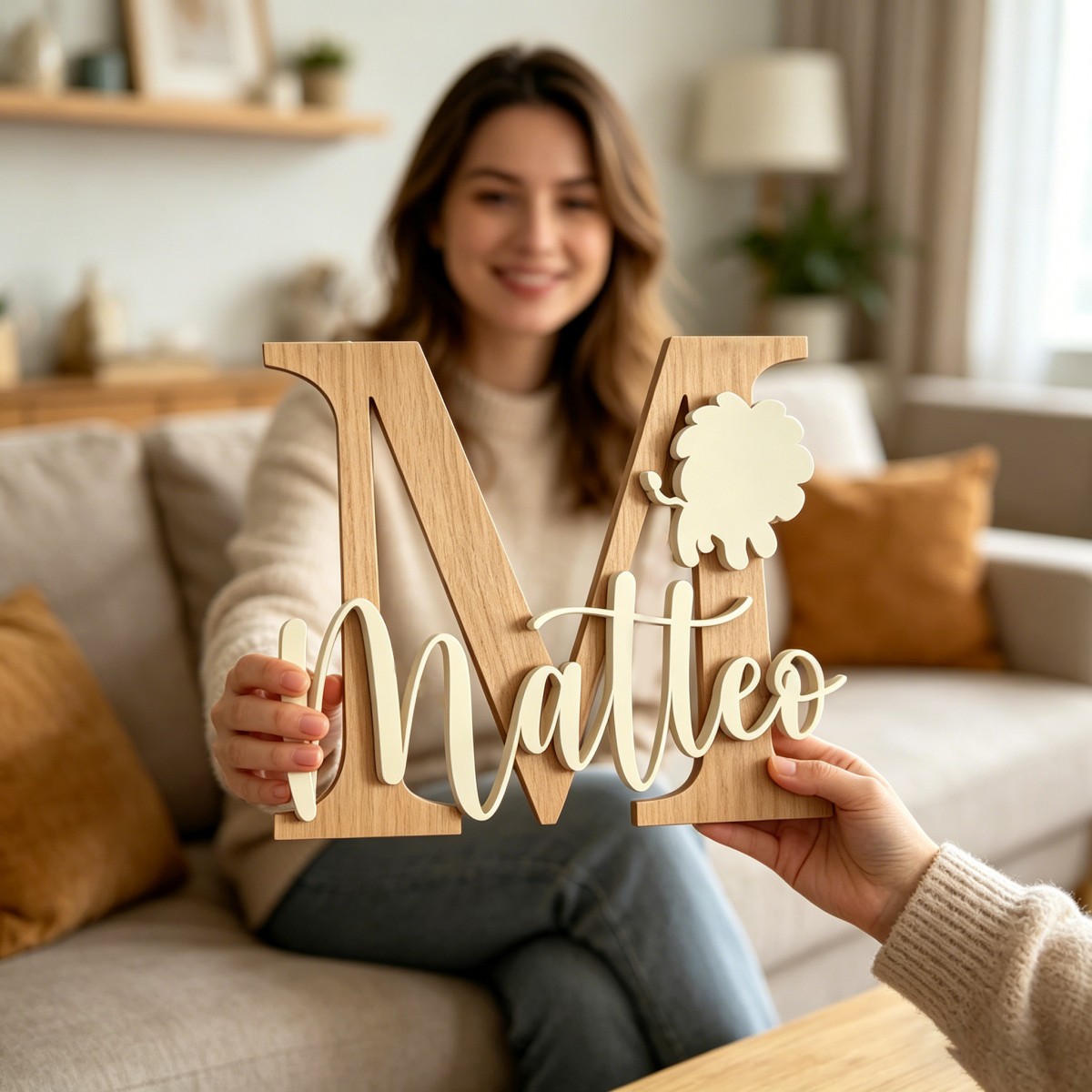 1 Pezzo Targa in Legno Persona - Home Decor Diy recensione e prezzo