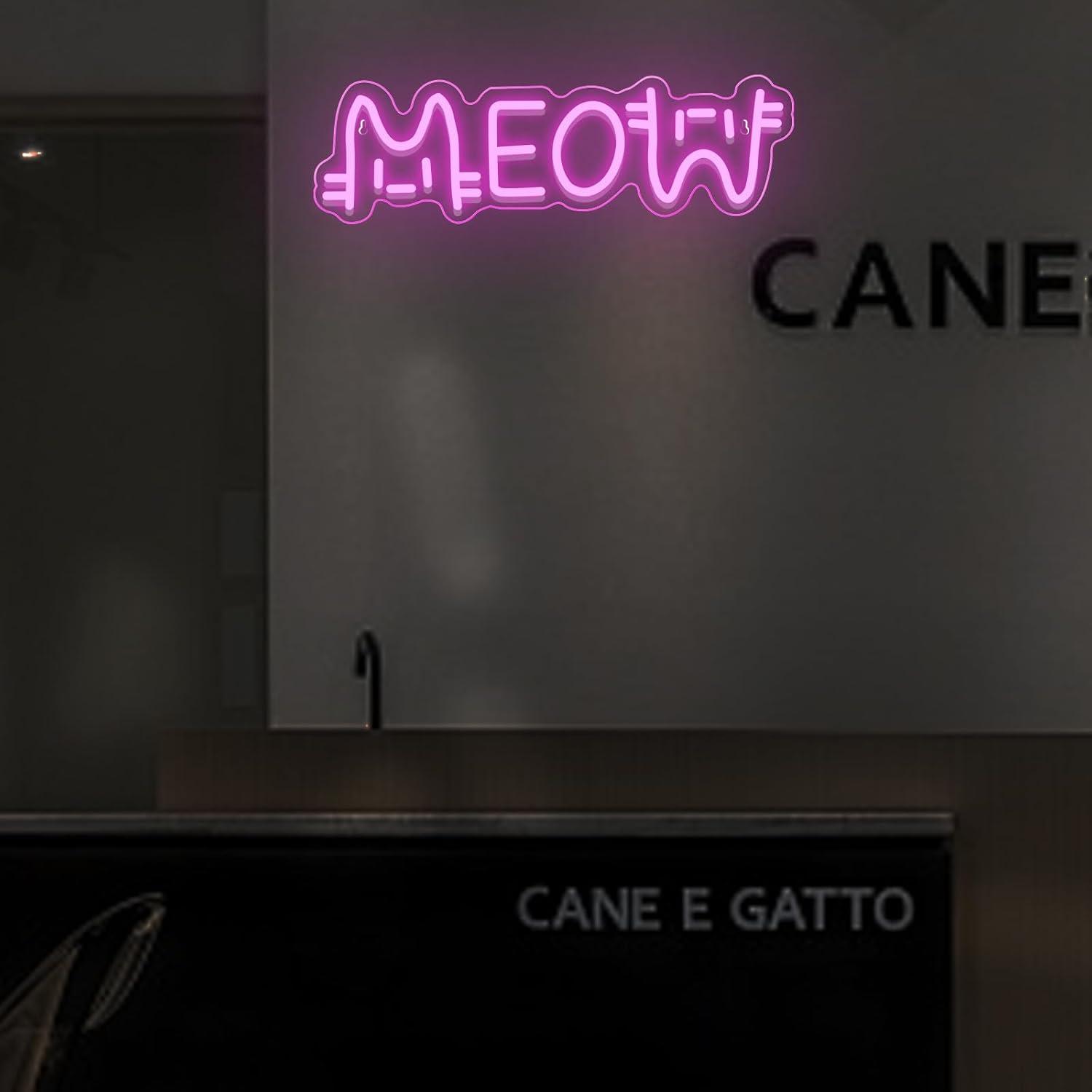 Insegna al Neon a Forma di Gat - Home Decor Light recensione e prezzo