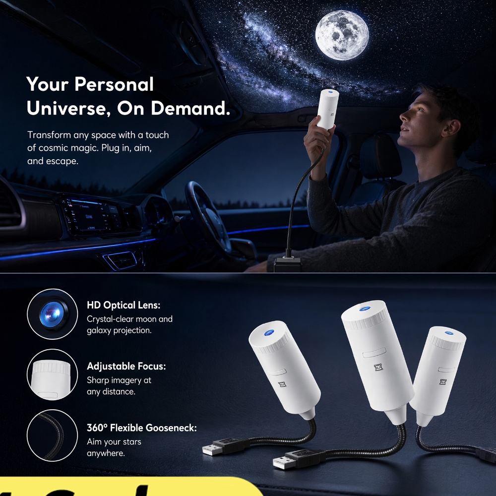 Mini proiettore Galaxy Star, d - Home Decor Light recensione e prezzo