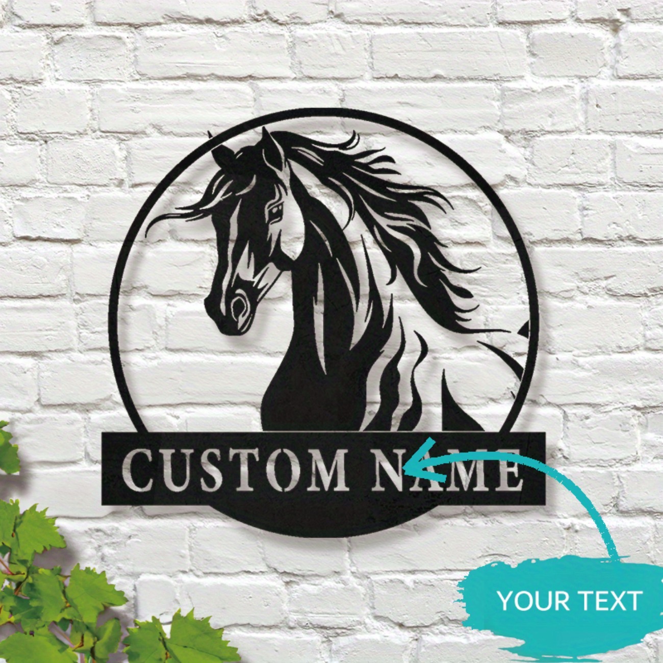 Arte da parete con cavallo in  - Home Decor Handmade recensione e prezzo