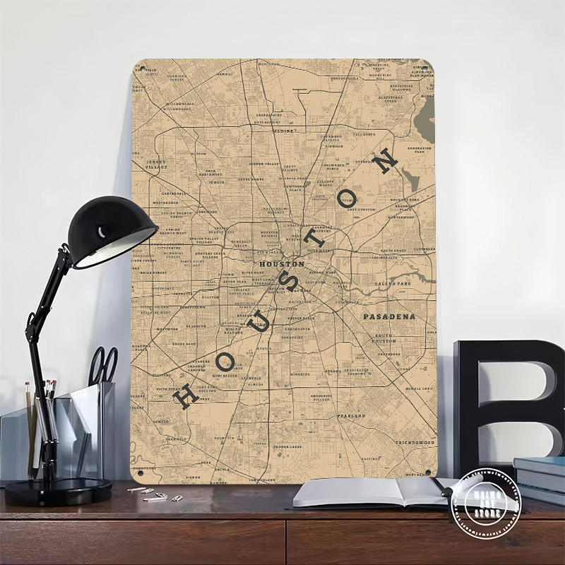 Poster in Metallo di Houston T - Home Decor Houston recensione e prezzo
