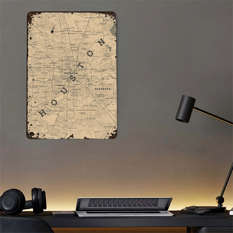 Poster in Metallo di Houston T - Home Decor Houston recensione e prezzo