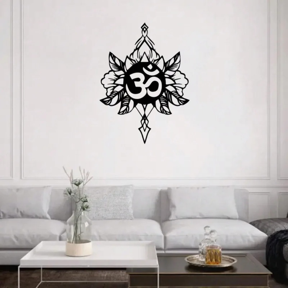 Om Lotus Metal Wall Art, decor - Home Decor Yoga recensione e prezzo