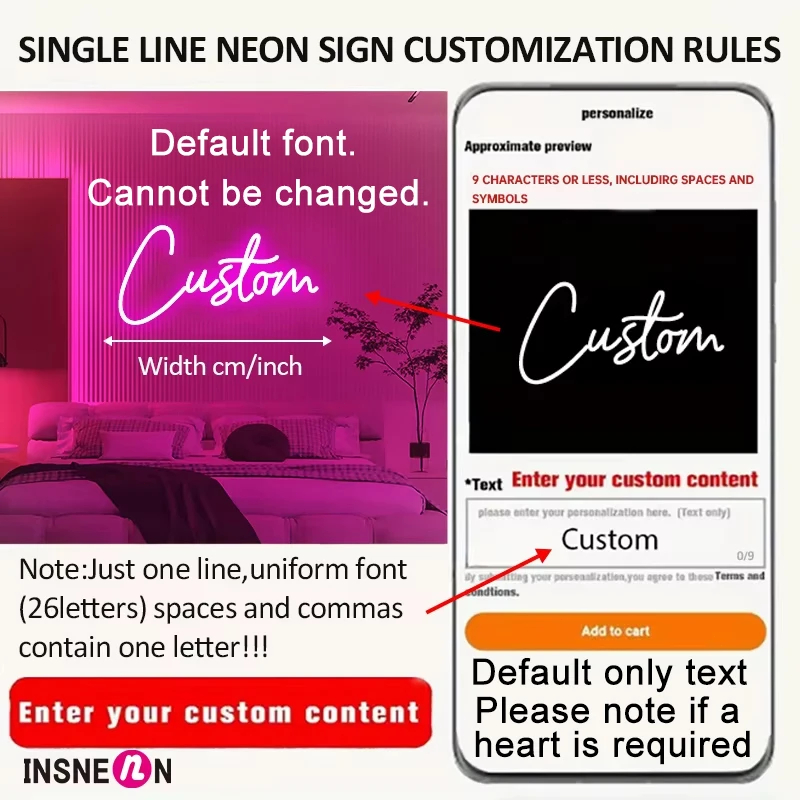 Insegna al neon con nome perso - Neon Sign Led Custom recensione e prezzo
