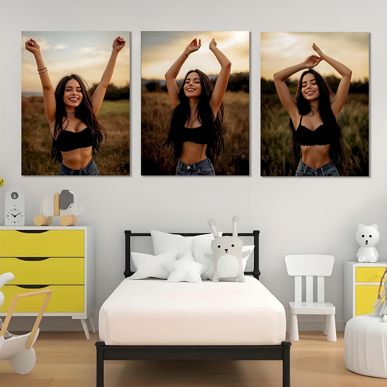 Personalizza qualsiasi 3 foto  - Home Decor Canvas recensione e prezzo