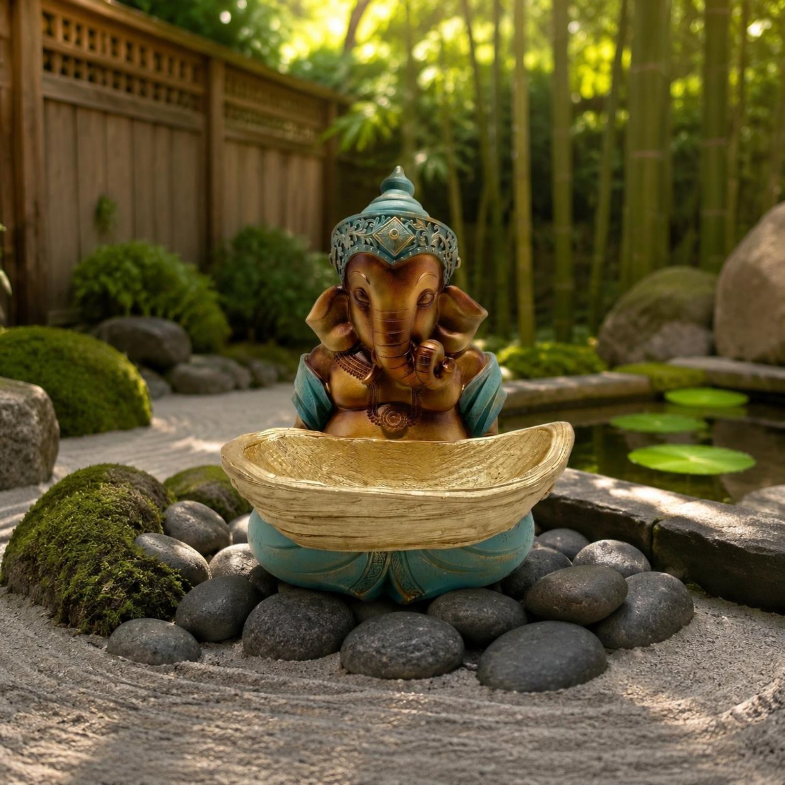Statua di Ganesha, Scultura de - Home Decor Handmade recensione e prezzo
