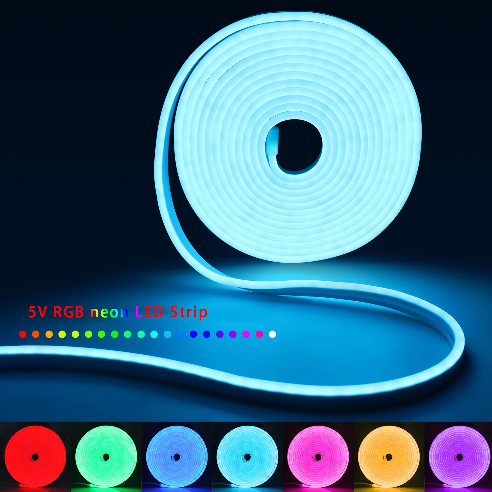 1-5m RGB LED Neon Strip Light  - Home Decor Lamp recensione e prezzo