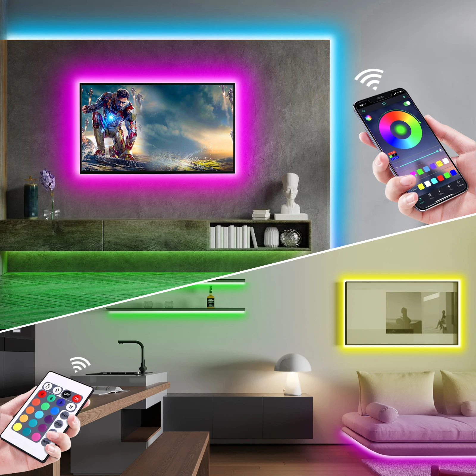 1-5m RGB LED Neon Strip Light  - Home Decor Lamp recensione e prezzo